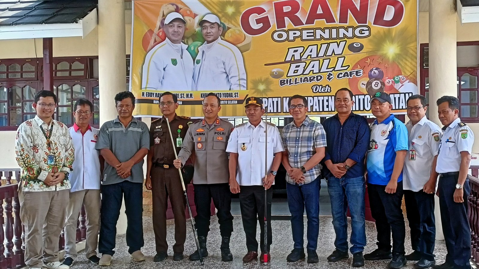 Wabup Barsel Resmikan Rain Ball Billiard & Cafe IMG 20250813 181905