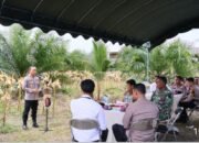 Dukung Asta Cita Presiden RI, Kapolres Barsel Pimpin Panen Jagung di Lahan Kemitraan Polri