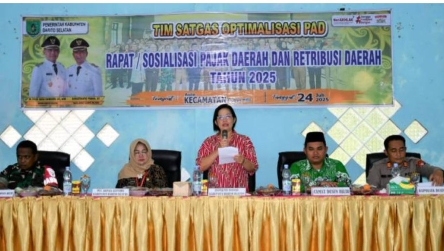 Bapenda Barito Selatan Gelar Sosialisasi Pajak dan Retribusi Daerah 2025, Dorong Kepatuhan dan Optimalisasi PAD IMG 20251205 101543