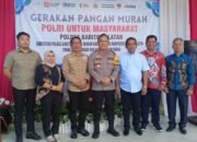 Polres Barsel Gelar Gerakan Pangan Murah, Bantu Warga Dapatkan Sembako Terjangkau