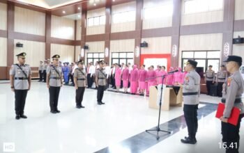 Kompol Muh Padholin Kini Jabat Wakapolres Barsel, Polres Lakukan Penyegaran Kepemimpinan