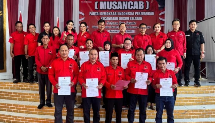 PDIP Barsel Gelar Musancab Perdana, Bidik Penguatan Ranting dan Regenerasi Menuju 2029