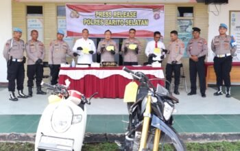 Polres Barsel Ungkap Dua Kasus Curanmor, Pelaku CRF dan Scoopy Berhasil Dibekuk di Kalsel