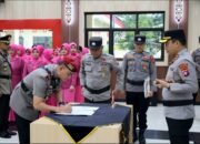 Regenerasi Kepemimpinan, Kapolres Barsel Pimpin Sertijab Pejabat Utama dan Kapolsek