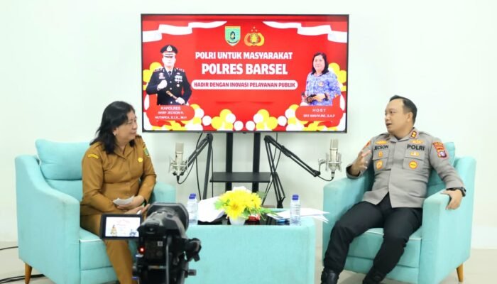 Lewat Podcast, Kapolres Barsel Kenalkan Anjeli dan Terobosan Pelayanan Polisi