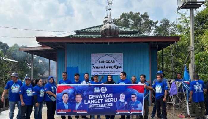 Sambut HUT Ke-25, Demokrat Barsel Pilih Mengabdi Lewat Aksi Bersih Rumah Ibadah
