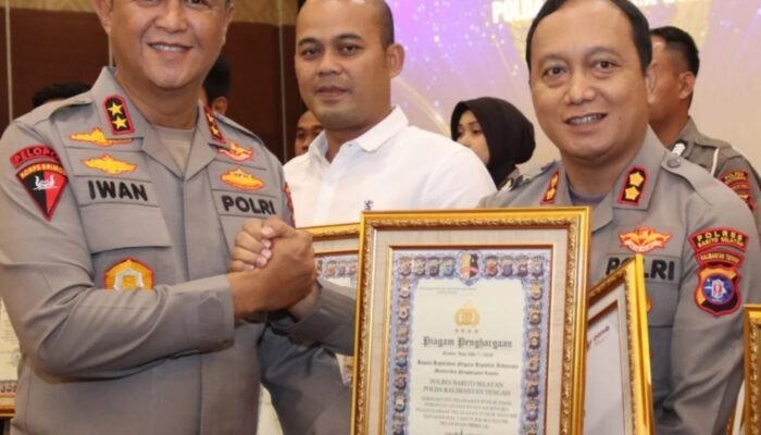 Polres Barsel Raih Tiga Penghargaan, Kapolda Kalteng Apresiasi Inovasi Pelayanan Publik