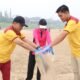 Polres Barsel Bersihkan Pinggiran Sungai Barito, Dukung Gerakan Indonesia ASRI