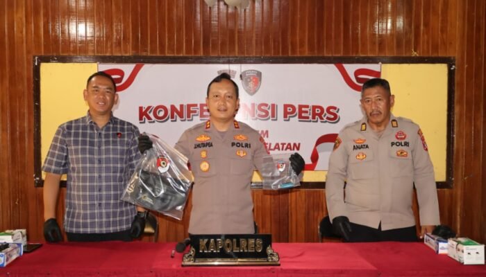 Polres Barsel Ungkap Karhutla Pamangka, ABH 15 Tahun Diamankan