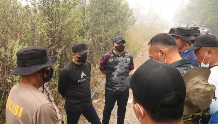 Kapolres Barsel: Karhutla Pamangka Berhasil Dipadamkan, Tim Gabungan Lanjutkan Pendinginan
