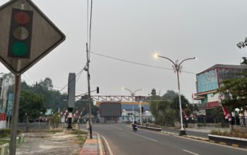 Traffic Light Simpang Tiga Kangkung Gangguan, Dishub Barsel Targetkan Dua Hari Kembali Normal