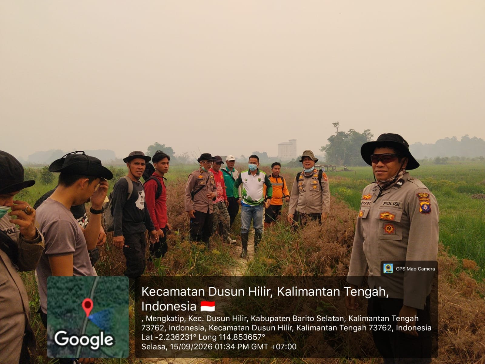 Camat Dusun Hilir Bersama Forkopimcam Patroli Cegah Karhutla IMG 20260916 WA0001