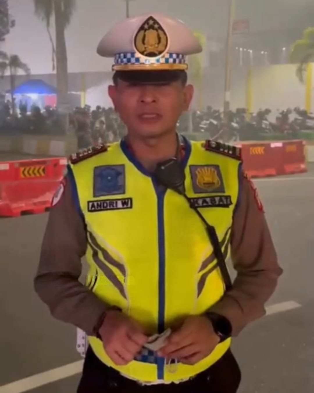 Kabut Asap Pangkas Jarak Pandang, Satlantas Barsel Imbau Pengendara Waspada IMG 20260922 WA0060