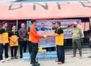 Lazismu Barsel Salurkan Bantuan Logistik untuk BPBD Barsel