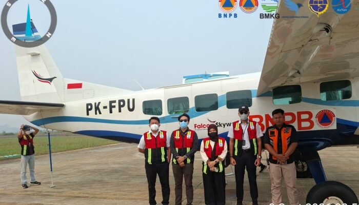 Hasil OMC BNPB Kalteng, Sejumlah Wilayah Barsel Diguyur Hujan