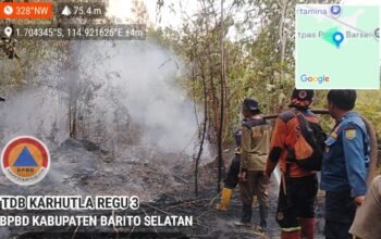 Berjibaku Menjinakkan Api, Menjaga Barsel dari Kepungan Karhutla