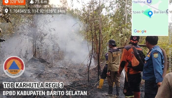 Berjibaku Menjinakkan Api, Menjaga Barsel dari Kepungan Karhutla
