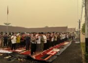 Polres Barsel Gelar Sholat Istisqa, Berharap Hujan Segera Turun dan Kabut Asap Berakhir