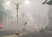 Kabut Asap Tebal, Dishub Barsel Imbau Pengendara Nyalakan Lampu Kendaraan