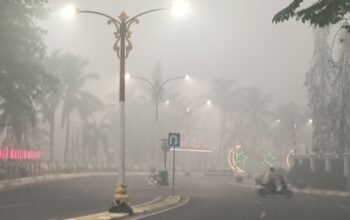 Kabut Asap Tebal, Dishub Barsel Imbau Pengendara Nyalakan Lampu Kendaraan Kabut Asap Tebal, Dishub Barsel Imbau Pengendara Nyalakan Lampu Kendaraan