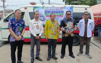 Dua Mobil Oksigen Dinkes Barsel Disiagakan Layani Warga Terdampak Karhutla Hingga Pelosok Desa