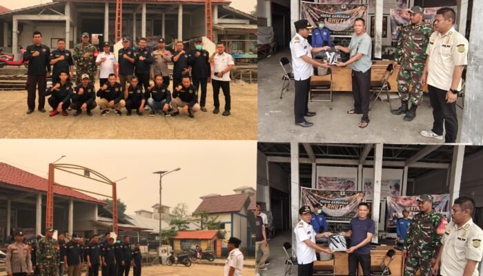 Camat Jenamas Pimpin Apel Posko Gabungan Karhutla, Relawan Dapat pakaian lapangan dan Cek Kesehatan Gratis