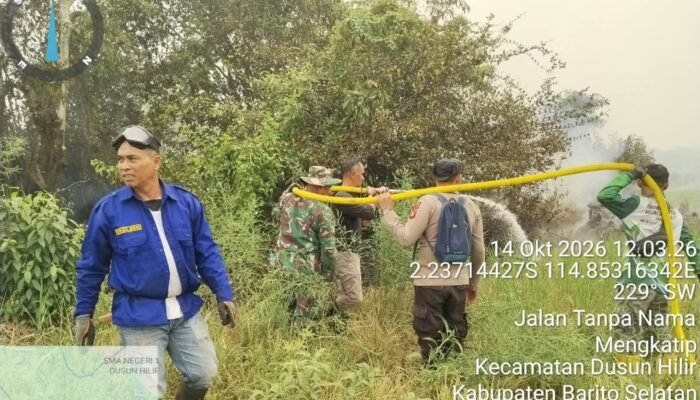 Karhutla Kembali Muncul di Mengkatip, Tiga Hektare Berhasil Dipadamkan